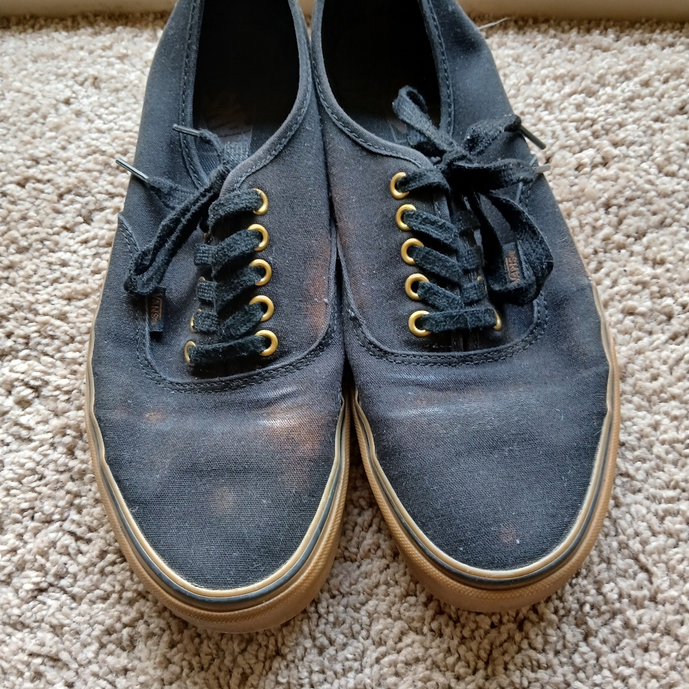 Vans Authentic Black/Gum Mens 10.5